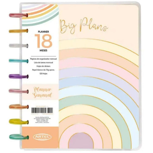 Planner 18 Meses 17X32 Cm