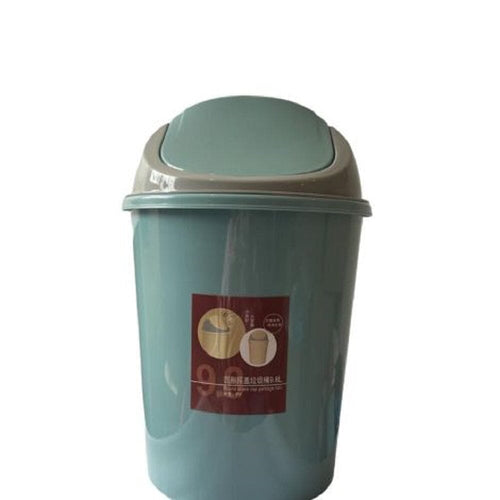 Basurero Redondo Tapa Vaiven 9 Lt SECOWASH