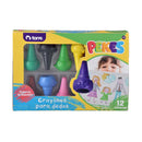 Crayones Para Dedos 12 Colores Pekes TORRE