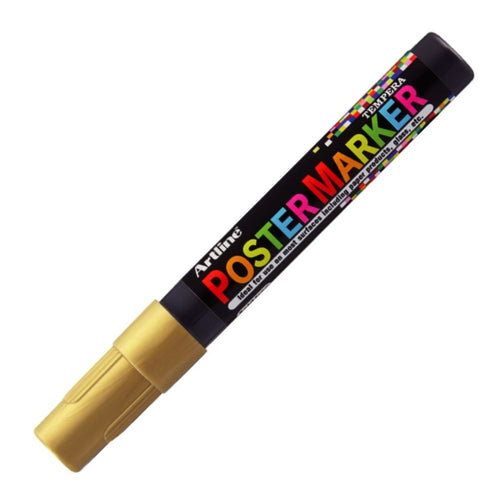 Marcador Poster Marker Tempera  Dorado 4 Mm