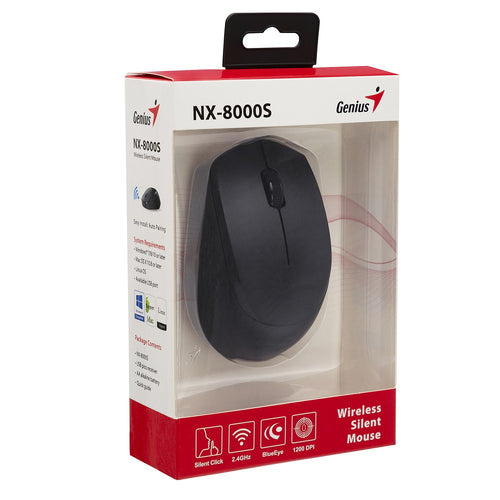 Mouse Inalambrico Silencioso Ambidiestro