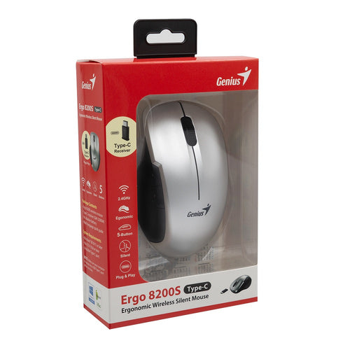 Mouse Inalambrico Ergo Type-C