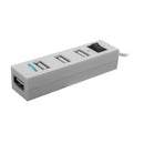 Hub Usb De 4 Puertos 2.0 Color Blanco