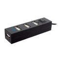 Hub Usb De 4 Puertos 2.0 Negro
