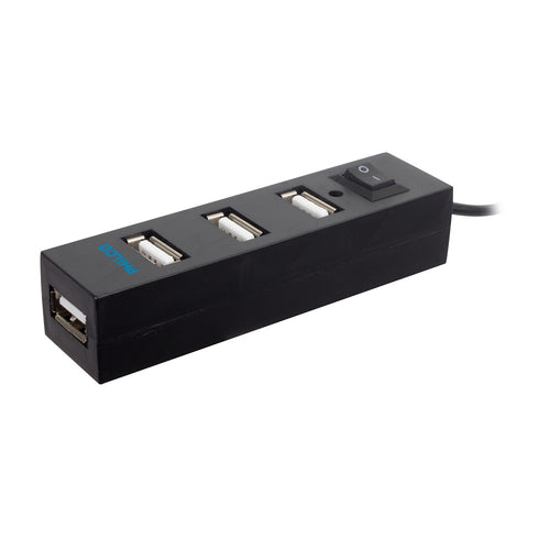 Hub Usb De 4 Puertos 2.0 Negro