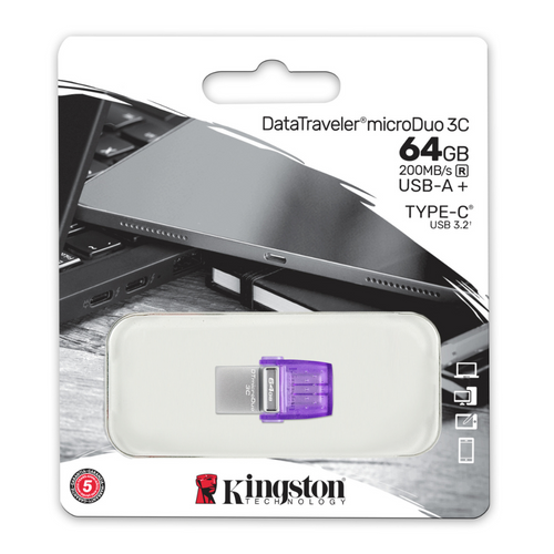 Pendrive Type-C-Usb 64Gb Usb3.2 Duo Dtduo3Cg3/64Gb