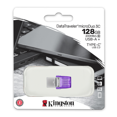 Pendrive Type-C-Usb 128Gb Usb3.2 Duo Dtduo3Cg3/128Gb