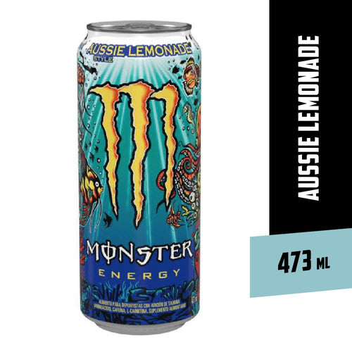 BEBIDA ENERGETICA AUSSIE LEMONADE 473 ML MONSTER