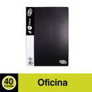 Carpeta Oficio Negra 40 Fundas