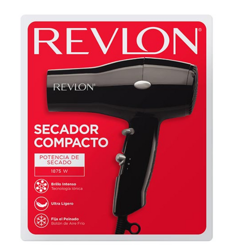 Secador De Pelo Compacto Negro