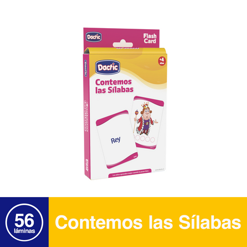 Laminas De Aprendizaje Contar Silaba 17X12 Centimetros