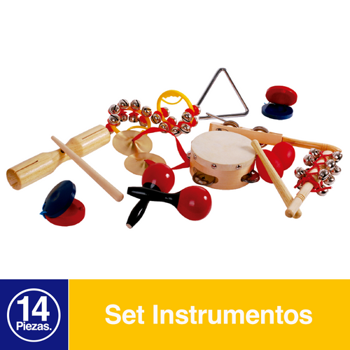 Set Instrumentos De Percusion 14 Un