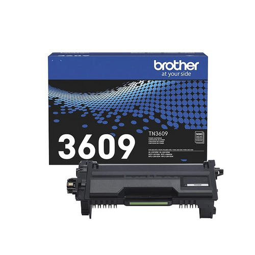 Toner Negro Tn3609 Hasta 3.000 Paginas