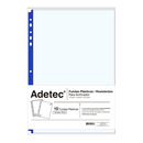 Funda Archivador Oficio Borde Blanco 10 Unidades