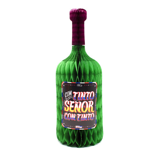 Adorno 18 Botella Vino 24X67 Cm X 1 Un