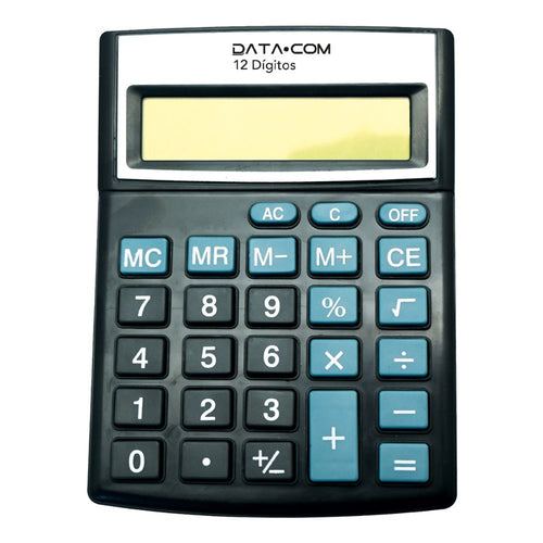 Calculadora Escritorio 12 Dígitos Negra