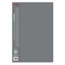 Carpeta Plástica Con Gusano Oficio Gris Datafile