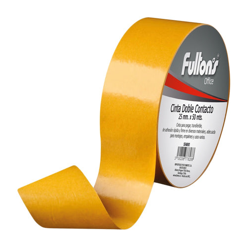Cinta Adhesiva Doble Contacto 25 Mm X 50 Mt