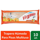 Trapero Húmedo Pisos Multiuso Naranja 10 Un