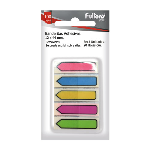 Banderitas Adhesivo Tape Flags Set 5 Flechas Colores