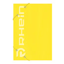 Carpeta Con Elástico Oficio De Cartulina Amarillo