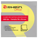 Nota Adhesiva 654 Neón 76X76 Mm 5 Uni 100 Hojas Cubo