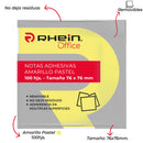 Nota Adhesiva 654 Amarillo 76X76 Mm 1 Un 100 Hojas