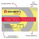 Nota Adhesiva 653 Amarillo 50X40 Mm 2 Un 100 Hojas
