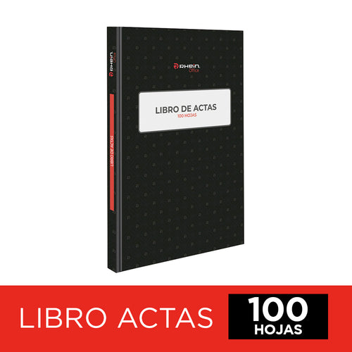 Libro Administrativo Acta Foliado Lineal 100 Hojas