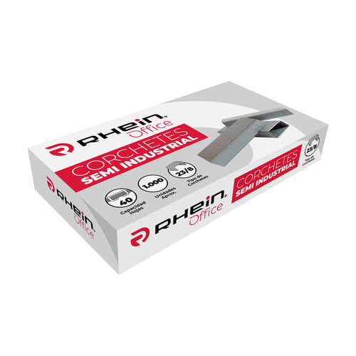 Corchete Semi Industrial 23/8 1000 Un (Capacidad 40 - 50 Hojas)