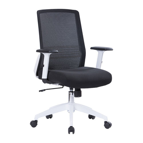 Silla Escritorio Tossy Blanca Sin Cabecero