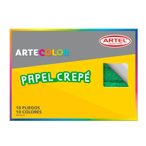 Carpeta Con Papel Seda Volantín  10 Hojas 10 Colores