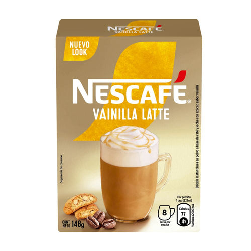 Café Stick Vainilla Latte 8 Un X 18,5 Gr
