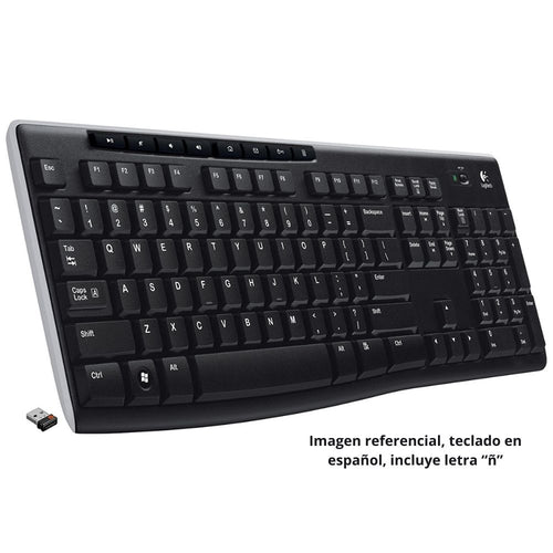 Teclado Inalámbrico K270 Negro