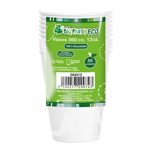 Vaso Polipapel 360 Cc 12 Oz Frío 50 Un