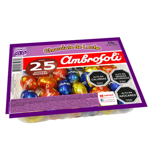 Huevos De Chocolate Macizos N1 210 Gr