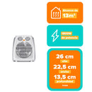 Termoventilador Tv300 Blanco 1800 W 2 Velocidades Y Thermostat