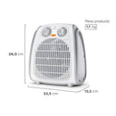 Termoventilador Tv300 Blanco 1800 W 2 Velocidades Y Thermostat
