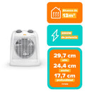 Termoventilador Tv1000 Blanco 2000 W 2 Velocidades Y Thermostat