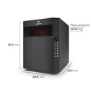 Estufa Eléctrica Digital Infrarroja Inf10 C/N