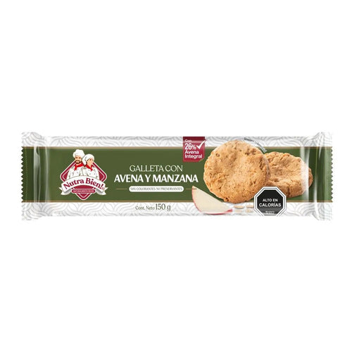 Galleta Avena Manzana 150 Gr