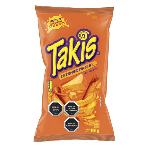 Tortillas Intense Nacho Sabor Queso 190 Gr