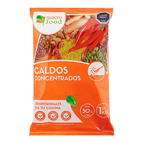 Caldo De Pollo Gallina Bolsa 1 Kg