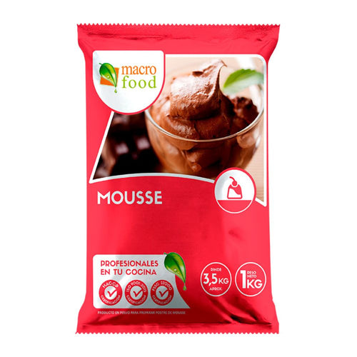 Postre En Polvo Mousse Frambuesa Bolsa 1 Kg