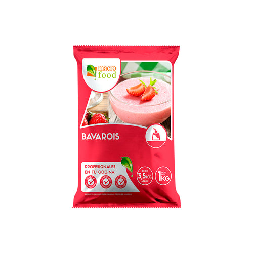 Postre En Polvo Bavarois Frambuesa Bolsa 1 Kg
