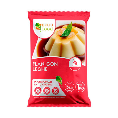 Flan En Polvo Con Leche Coco Bolsa 1 Kg