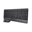 Combo Teclado Mouse Inalámbrico Silencioso Trezo Eco
