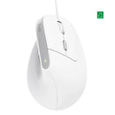 Mouse Alámbrico Vertical Ergo Bayo Ii Eco Blanco