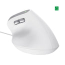 Mouse Alámbrico Vertical Ergo Bayo Ii Eco Blanco