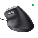 Mouse Alámbrico Vertical Ergo Bayo Ii Eco Negro